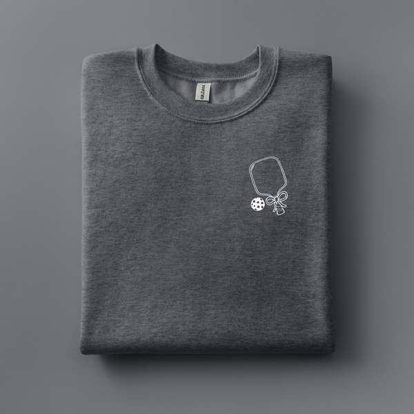 Pickleball Embroidered Sweatshirt | Choose Your Color
