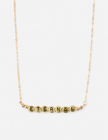 Eternal Letter Necklace
