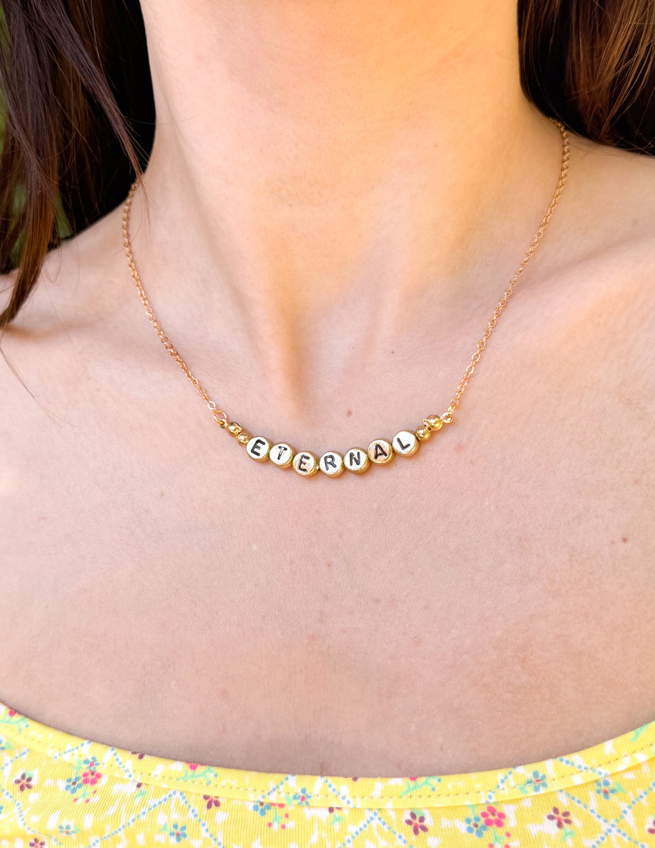 Eternal Letter Necklace – Blair Lamb Design