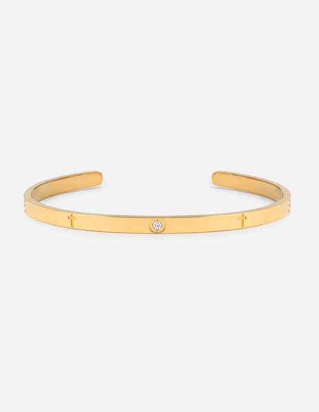 Eternity Gem Cuff Bracelet