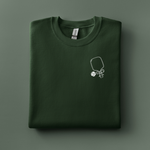 Pickleball Embroidered Sweatshirt | Choose Your Color