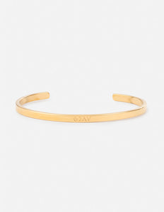 Gold Highs and Lows Cuff Bracelet