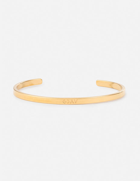 Gold Highs and Lows Cuff Bracelet