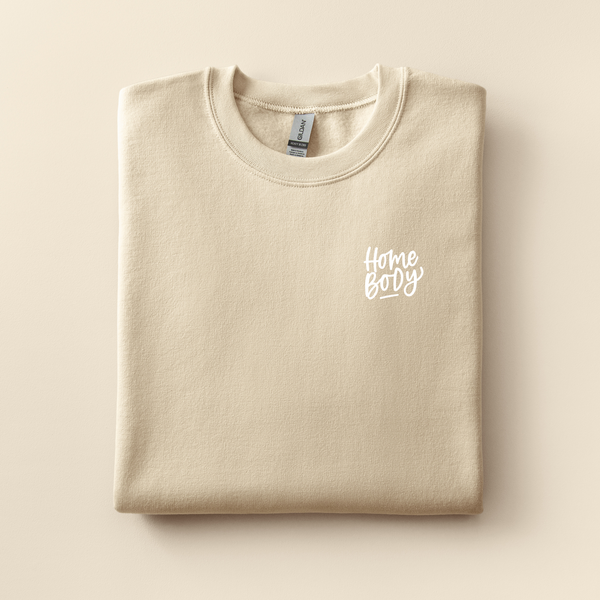Homebody Embroidered Sweatshirt | Choose Your Color