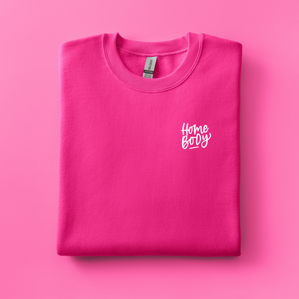 Homebody Embroidered Sweatshirt | Choose Your Color