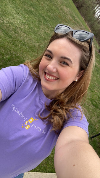 And At Last I See The Light on Violet Comfort Colors Tee PREORDER