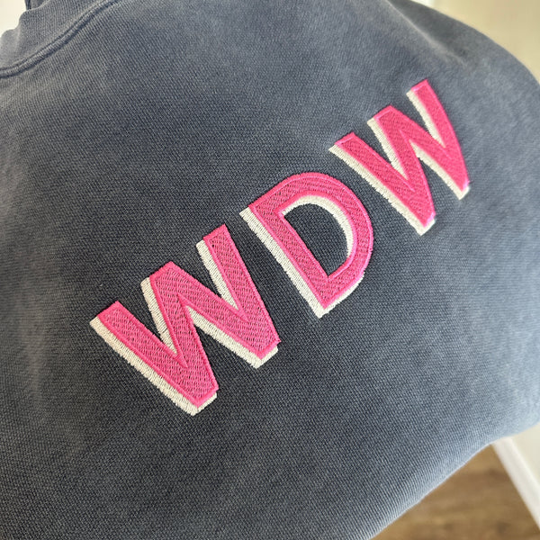 WDW on Denim Sweatshirt