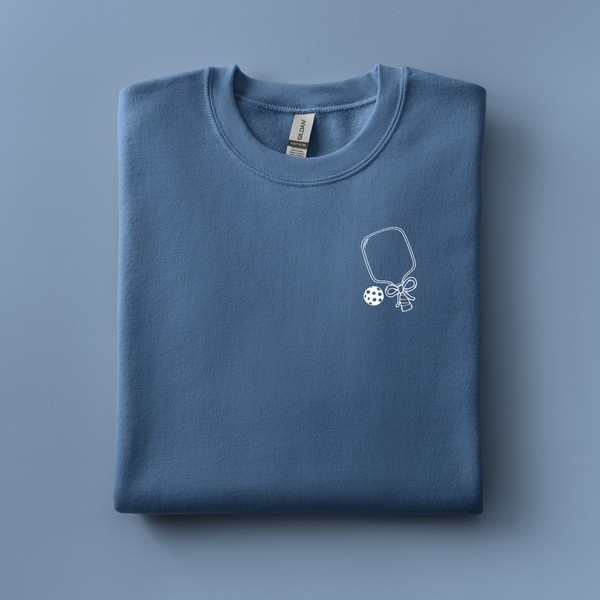 Pickleball Embroidered Sweatshirt | Choose Your Color