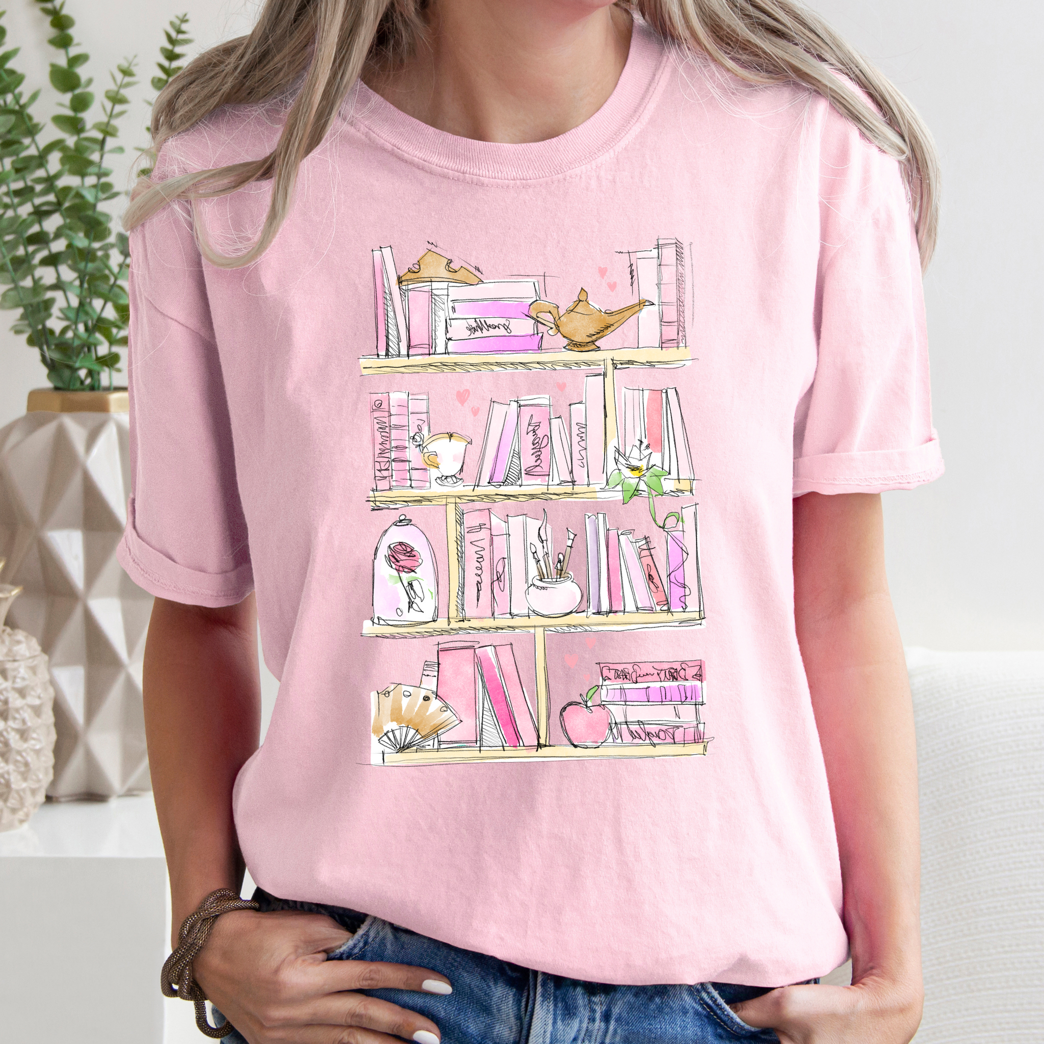 Bookish Princesses on Blossom Tee PREORDER