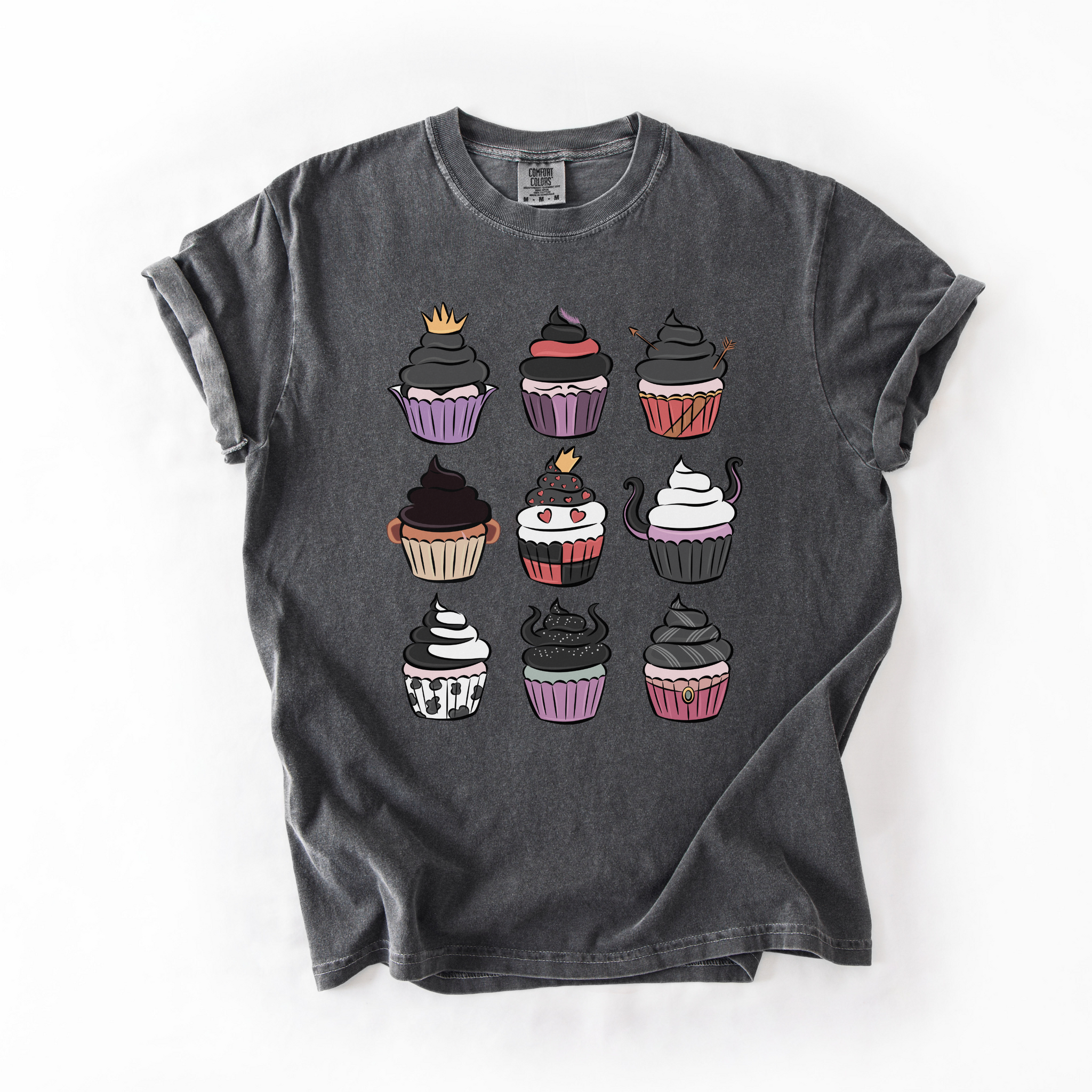 Villain Cupcakes on Pepper Tee - October Tee of the Month