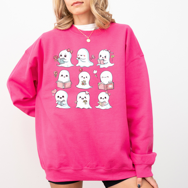 Reading Ghosts on Heliconia Sweatshirt PREORDER