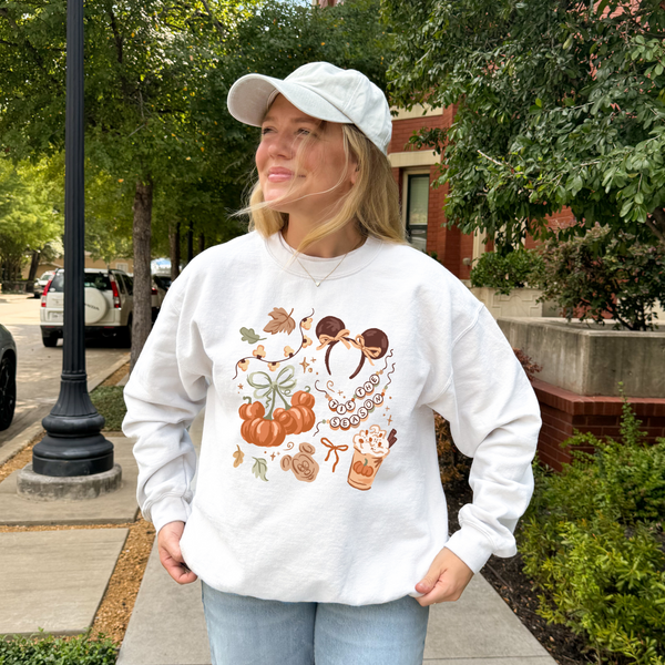 Magical Autumn on White Sweatshirt PREORDER