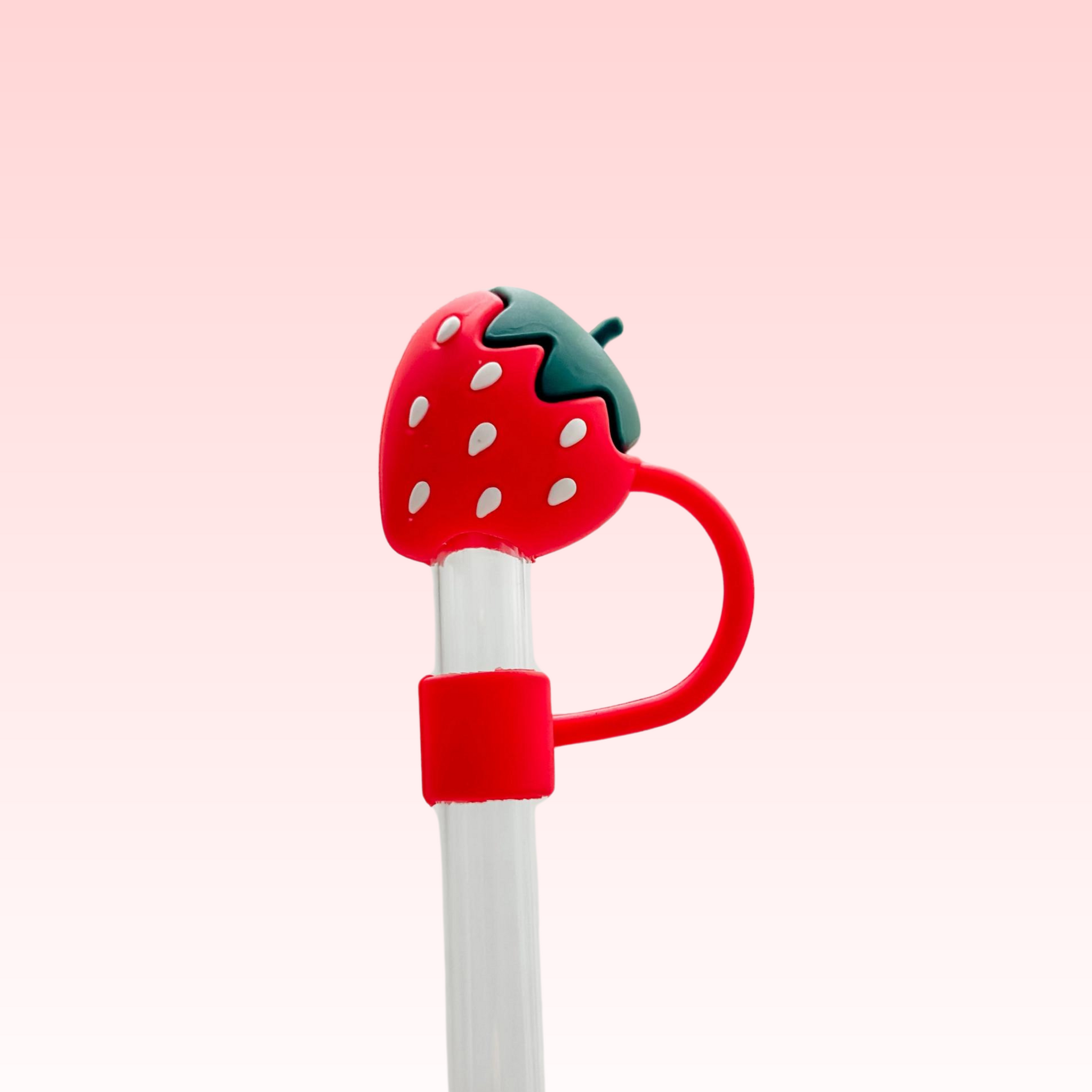 Strawberry Large Straw Topper