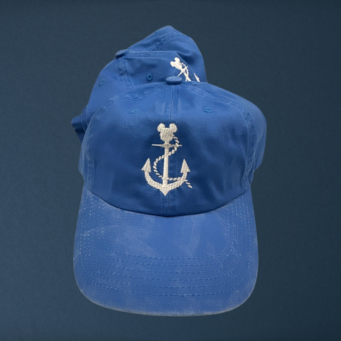 Mouse Anchor on Faded Blue Women's Cap