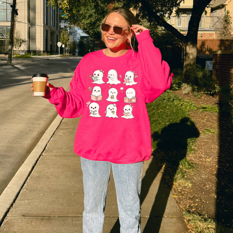 Reading Ghosts on Heliconia Sweatshirt PREORDER