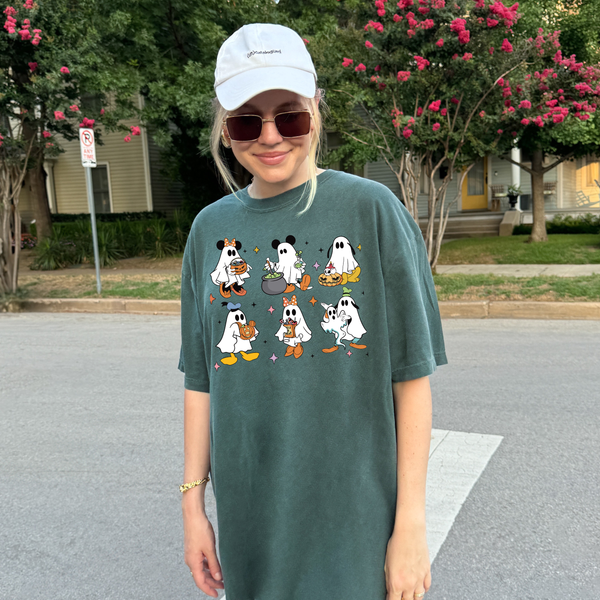 Character Ghosts on Blue Spruce Tee PREORDER