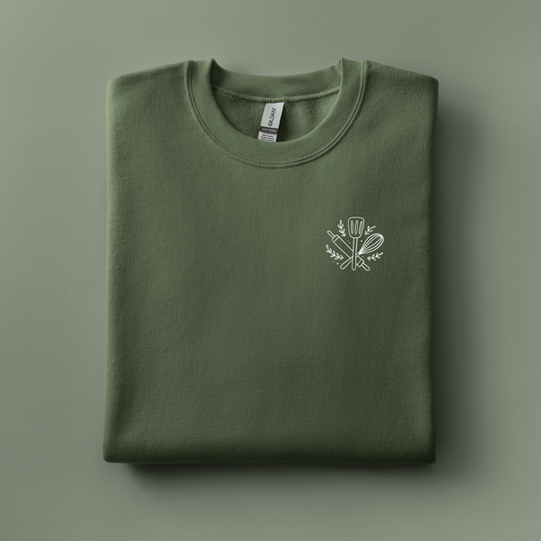 Baker Embroidered Sweatshirt | Choose Your Color