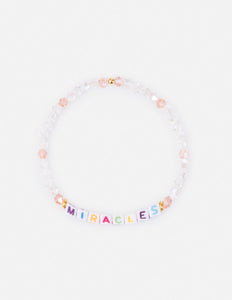 Miracles Letter Bracelet