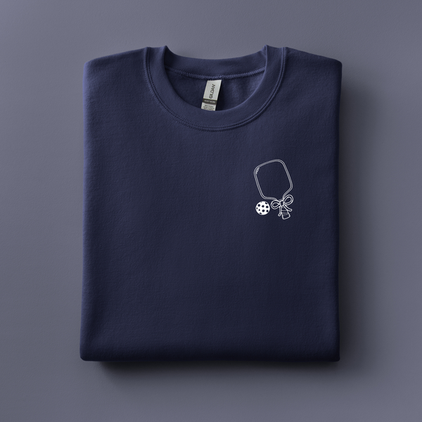 Pickleball Embroidered Sweatshirt | Choose Your Color