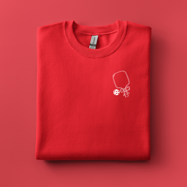 Pickleball Embroidered Sweatshirt | Choose Your Color