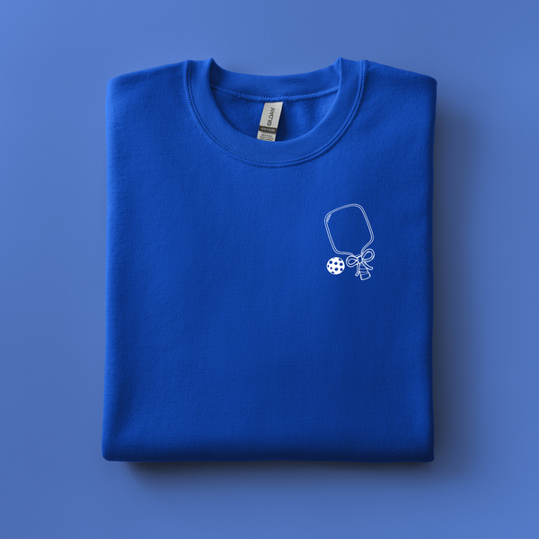 Pickleball Embroidered Sweatshirt | Choose Your Color