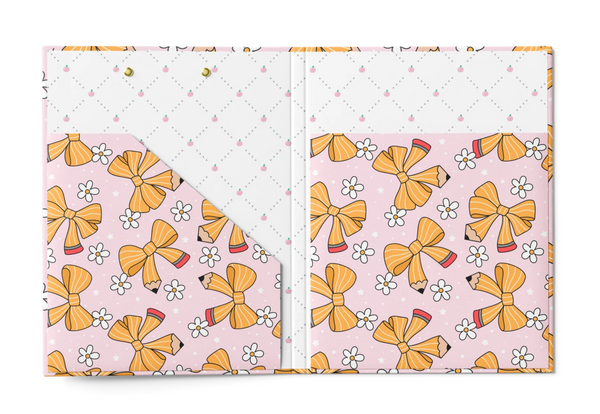 Pencil Bow Clipfolio