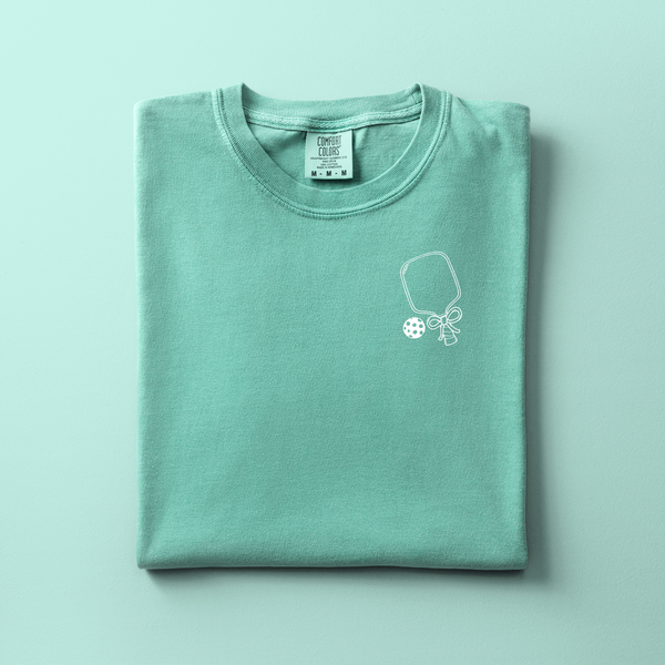 Pickleball Embroidered Tee | Choose Your Color