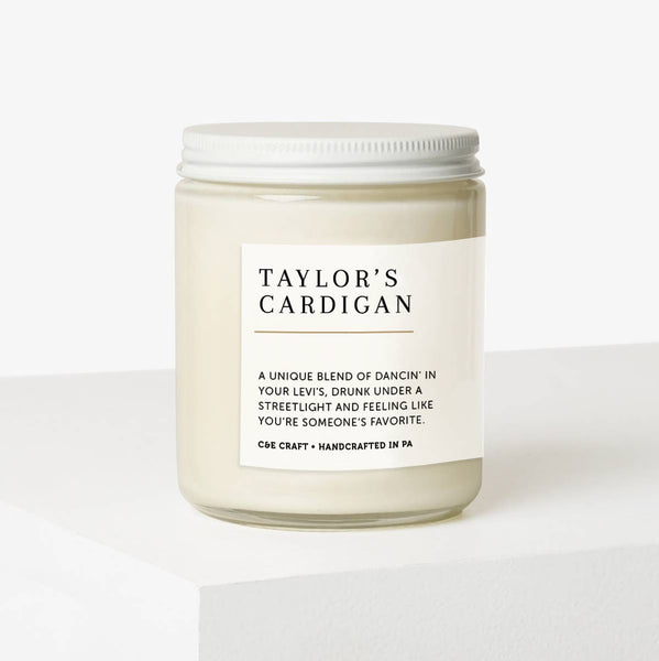 Taylor's Cardigan Soy Wax Candle