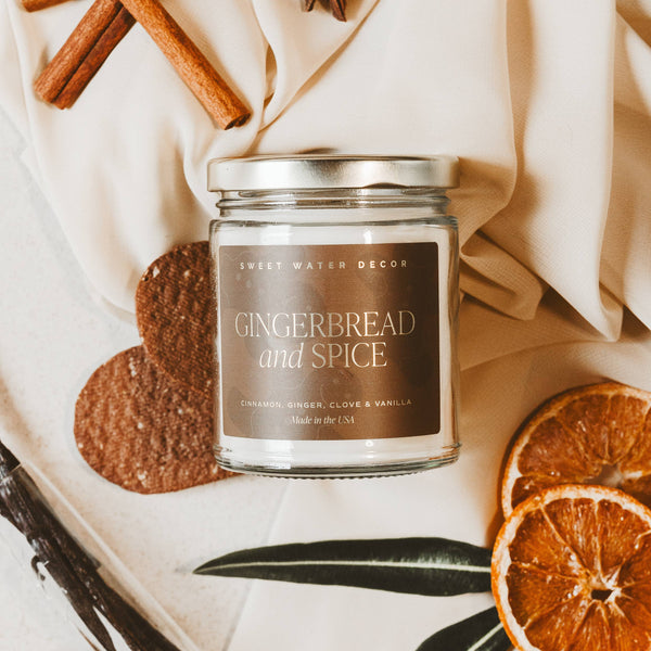 Gingerbread and Spice 9 oz Soy Candle