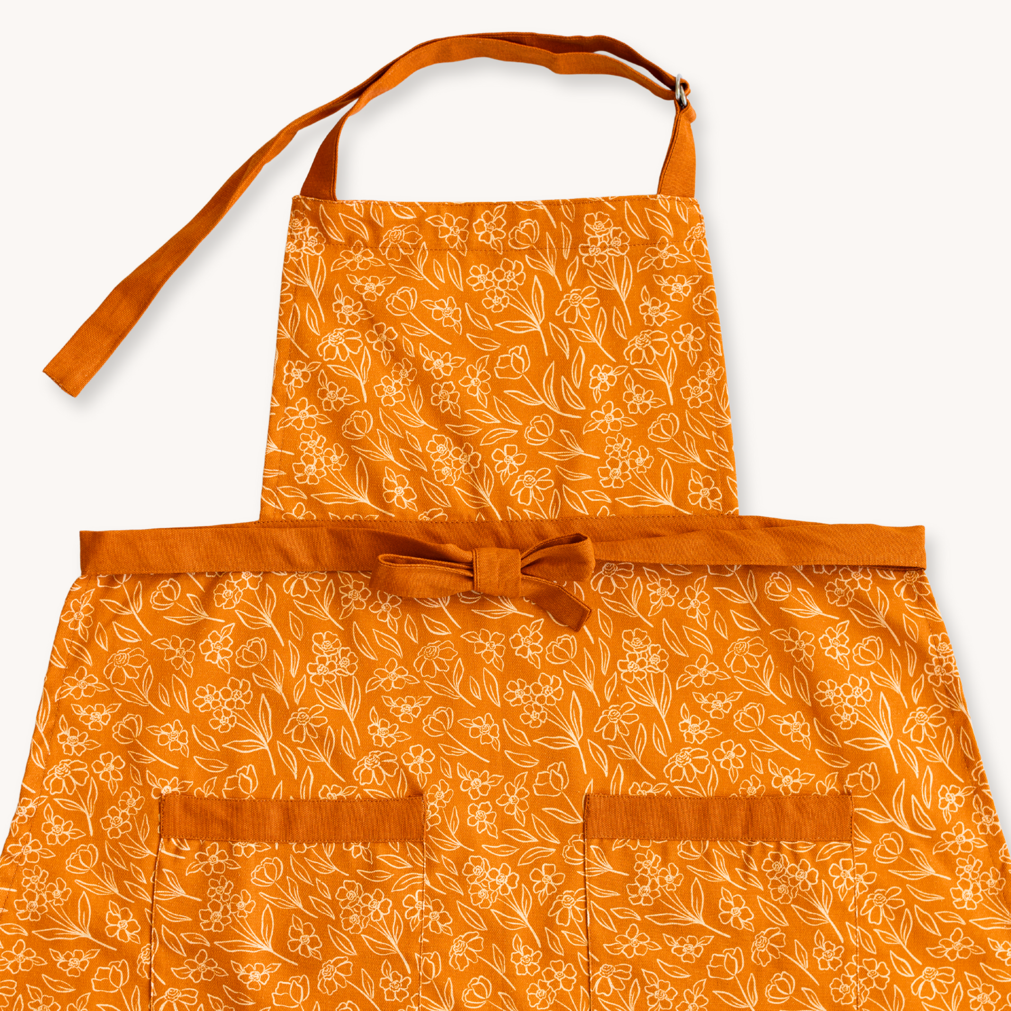 Terracotta Floral Apron