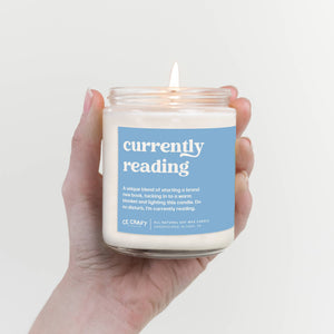 Currently Reading Scented Candle