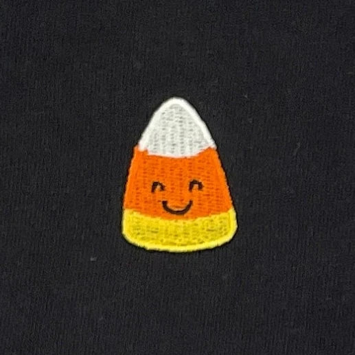 Happy Candy Corn Embroidered Sweatshirt PREORDER - Choose Your Garment!