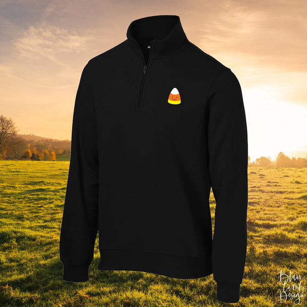 Happy Candy Corn Embroidered Sweatshirt PREORDER - Choose Your Garment!