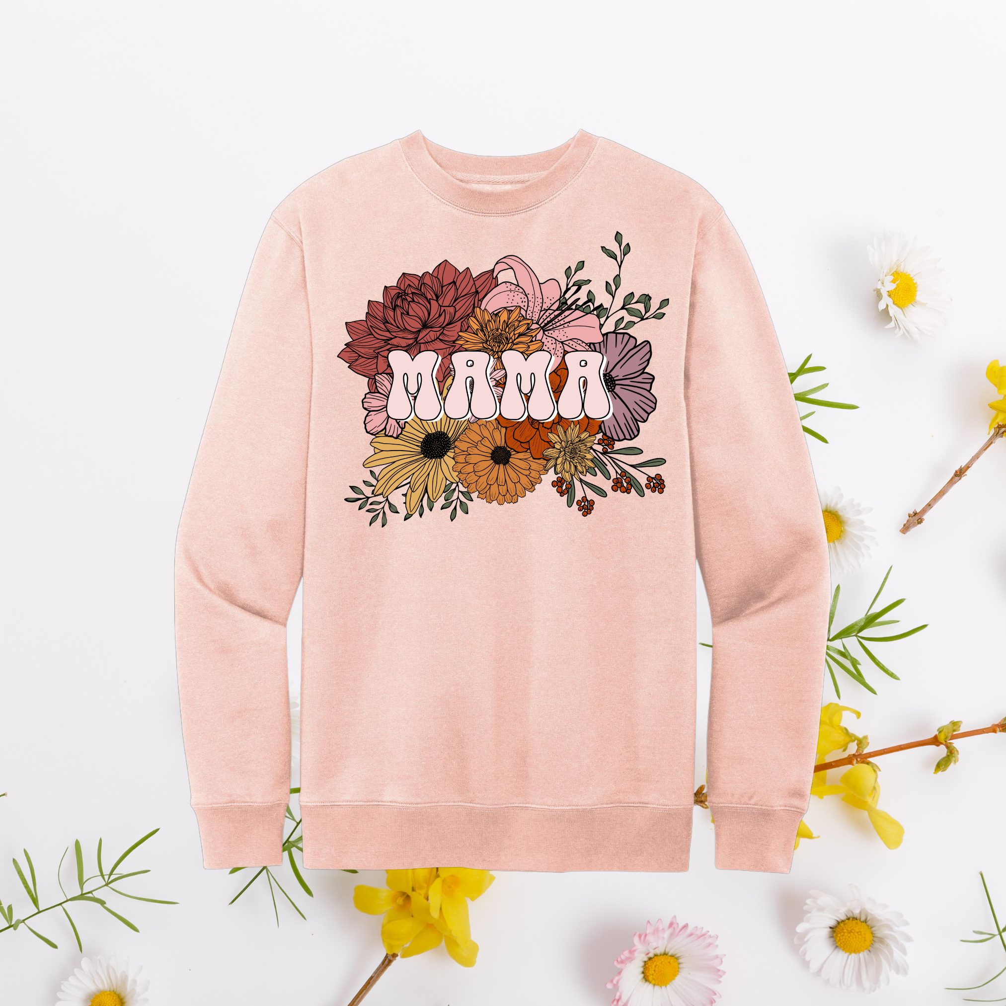 Sweatshirt flower sales